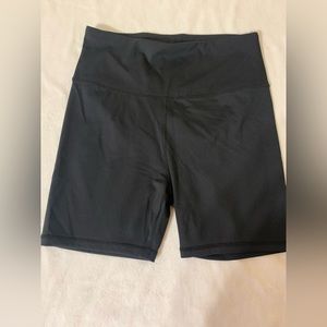 🦋4x 20 Women’s Black Sport Shorts, Classic Waist Doble Layer Lycra.size M